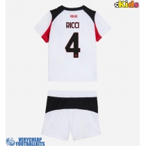 AC Milan Samuele Ricci #4 Replica Away Minikit 2025-26 Short Sleeve (+ pants)